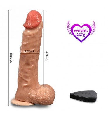 Vibrador y Rotador Realista Bronte 165 cm