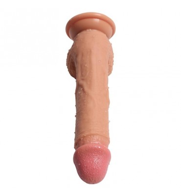 Dildo Silicona Doble Densidad Dean 21 cm