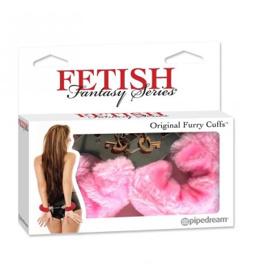 Fetish Fantasy Series Esposas de Peluches Originales Color Rosa