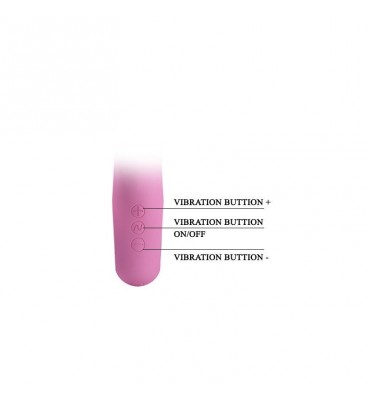 Vibrador Canrol USB Silicona Rosa Suave