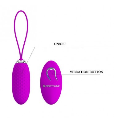 Huevo Vibrador Joanna USB Purpura