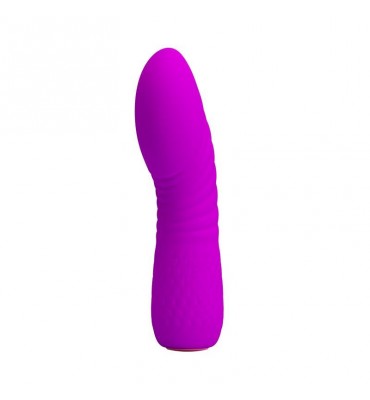 Vibrador Abner USB Silicona Purpura