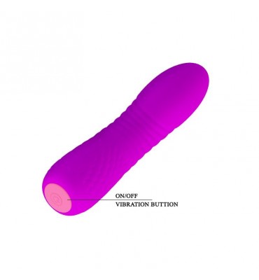 Vibrador Abner USB Silicona Purpura