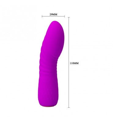 Vibrador Abner USB Silicona Purpura