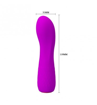 Vibrador Adam USB Silicona Purpura