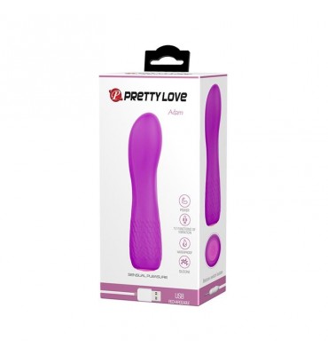 Vibrador Adam USB Silicona Purpura