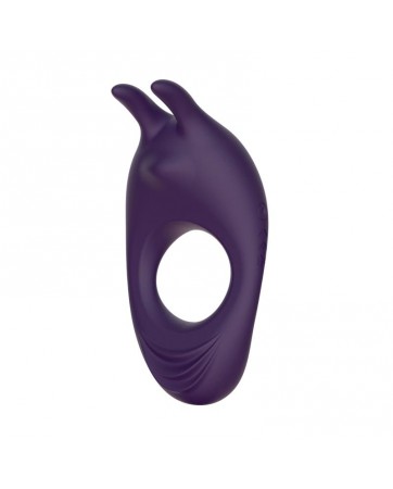 Rhino Anillo Vibrador Funcion Resonancia e Impedancia 2 Motores con Piston USB Violeta