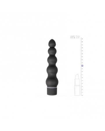 Vibrador anal Black Magic 15 cm Negro