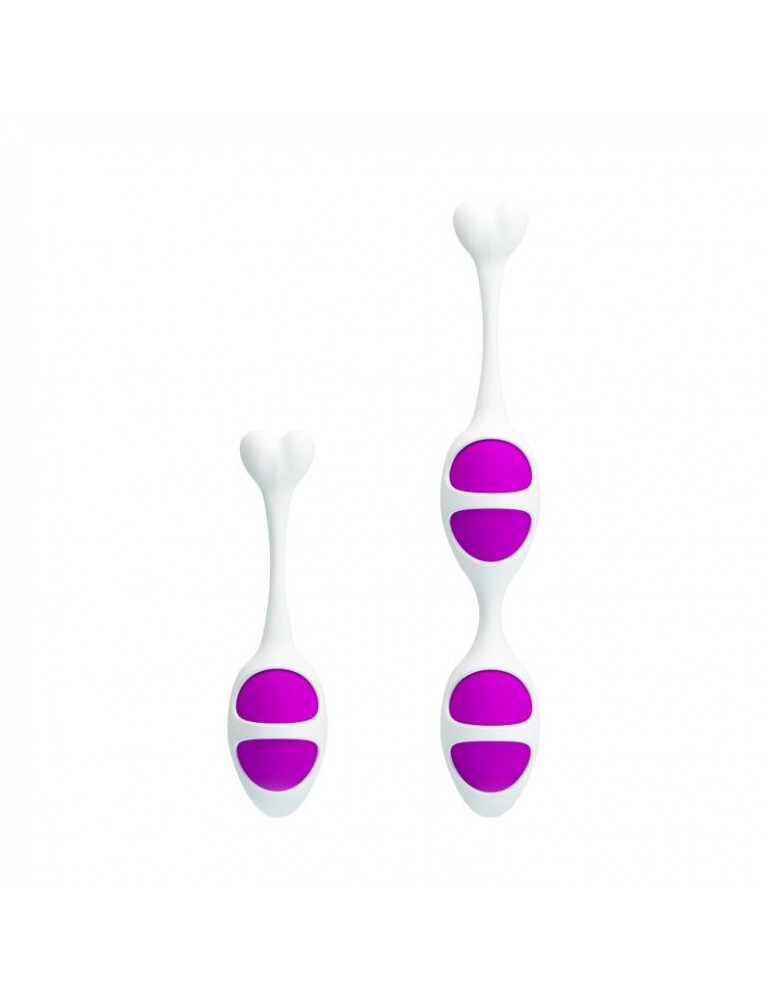 Pretty Love Bolas Ovaladas Kegel Color Purpura