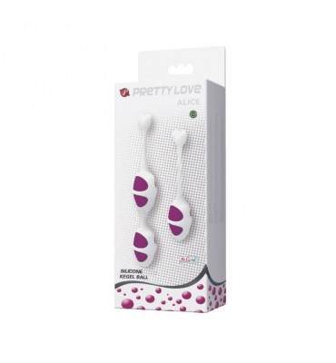 Pretty Love Bolas Ovaladas Kegel Color Purpura