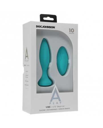 Plug Anal Control Remoto Vibe Beginner Turquesa