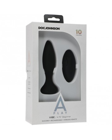 Plug Anal con Control Remoto Vibe Beginner Negro