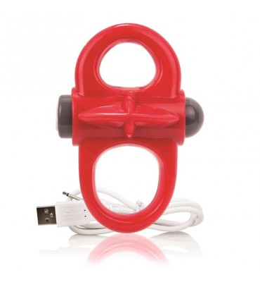 Charged Anillo Vibrador Yoga Rojo