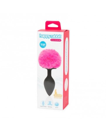 Plug Anal con Cola Rosa Grande