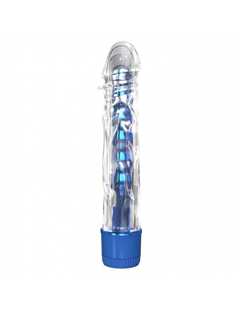 Vibrador Mr Twister Azul Metalico 17 cm