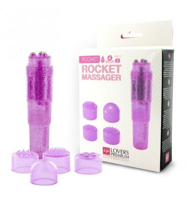 Loverspremium Masajeador Pocket Rocket Color Purpura