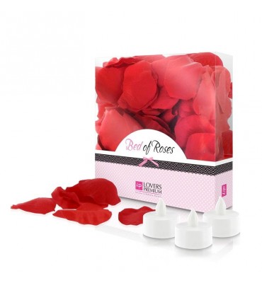 Loverspremium Cama de Rosas Color Rojo