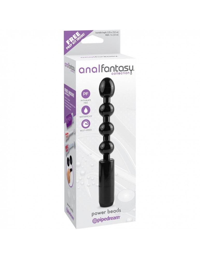 Anal Fantasy Collection Power Beads Color Negro