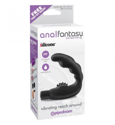 Anal Fantasy Collection Vibrating Reach Around Color Negro