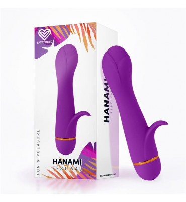 Hanami Vibrador Silicona Purpura