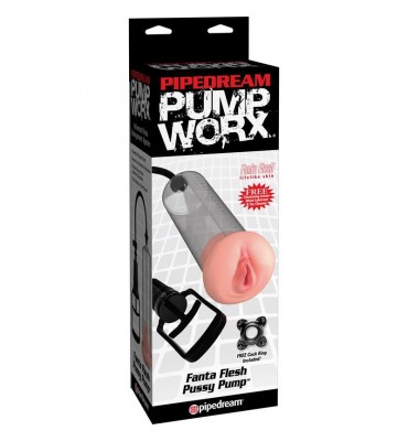Pump Worx Succionadory Vagina Fanta Flesh