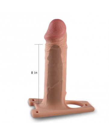 Tremendous Arnes Ajustable con Dildo de Silicona Liquida 85