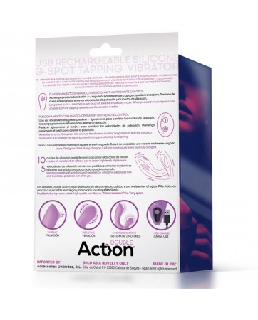 No Sixteen Vibrador con Pulsacion Punto G con Control Remoto USB