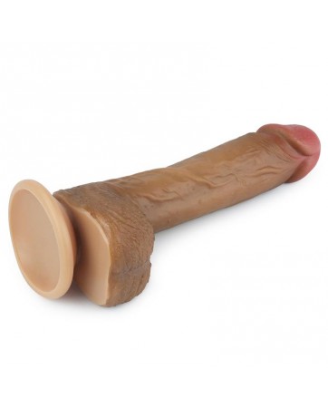 Dildo Nature 85 Silicona Liquida Marron