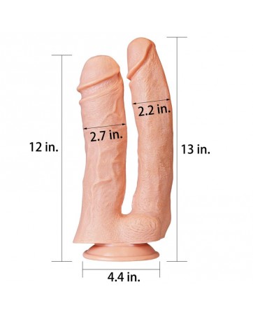 Dildo Doble King 12 Natural