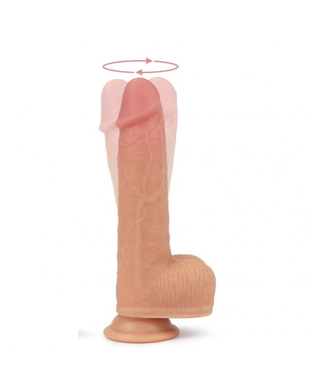 Dildo Nature Cock con Vibracion y Rotacion Anthony Natural