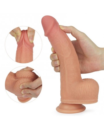 Dildo Nature Cock con Vibracion y Rotacion Anthony Natural