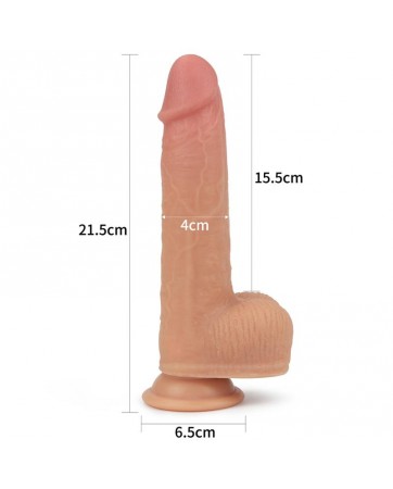 Dildo Nature Cock con Vibracion y Rotacion Anthony Natural