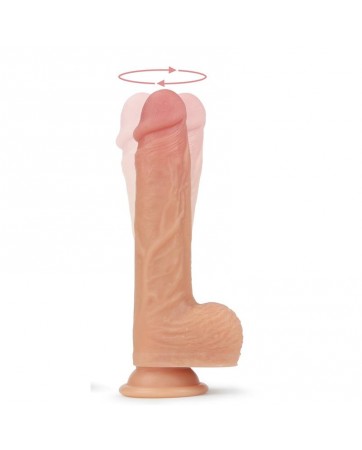 Dildo Nature Cock con Vibracion y Rotacion Liam Natural