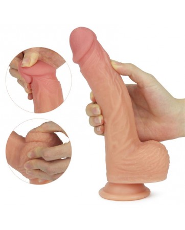 Dildo Nature Cock con Vibracion y Rotacion Liam Natural