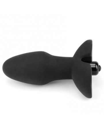Plug Anal Rocket Teaser con Vibracion Negro