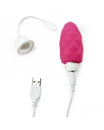 Huevo Vibrador iJoy Control Remoto USB Rosa