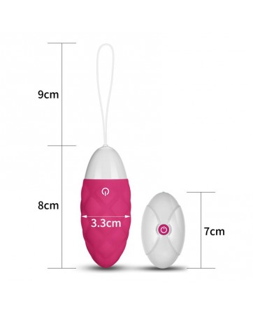 Huevo Vibrador iJoy Control Remoto USB Rosa