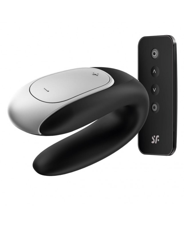 Double Fun Vibrador para Parejas con APP y Control Remoto Negro