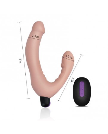 Strapless Strap on USB Rechargeable Flesh