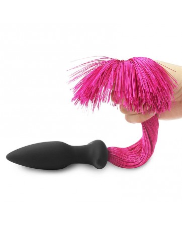 Plug Anal con Cola Pony Tail Rojo