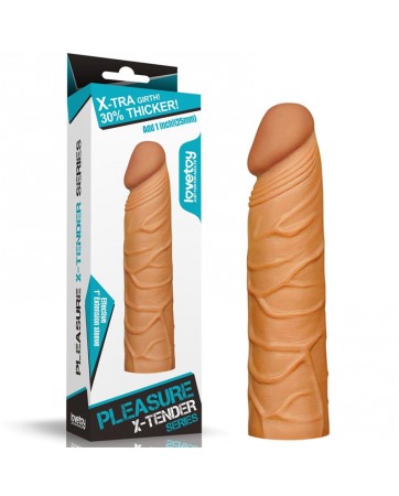 Funda para el Pene Pleasure X Tender Marron