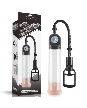 Bomba para el Pene con Valvula de Presion Maximizer Worx VX2 Vagina
