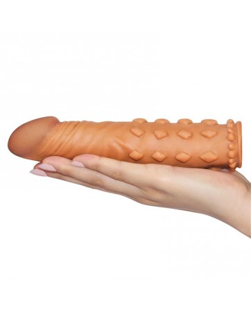 Funda para el Pene Add 2 Pleasure X Tender Marron