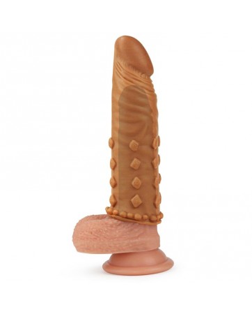 Funda para el Pene Add 2 Pleasure X Tender Marron