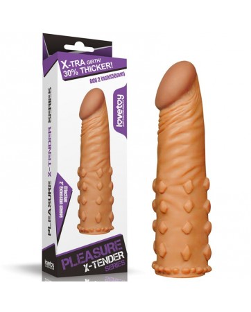 Funda para el Pene Add 2 Pleasure X Tender Marron