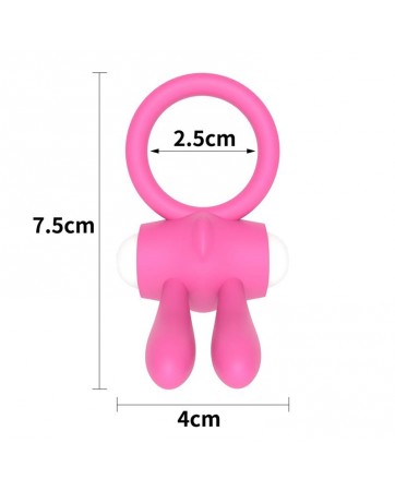 Anillo Vibrador Power Clit Rosa