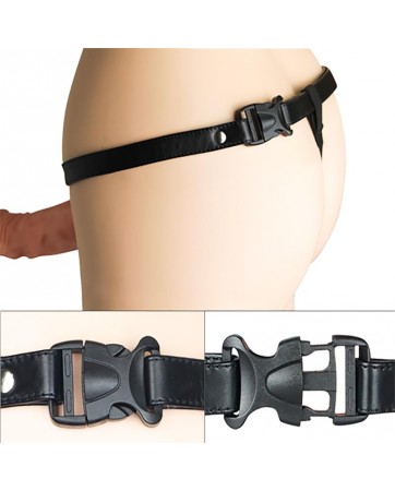 Arnes Unisex Pene Hueco con Vibracion