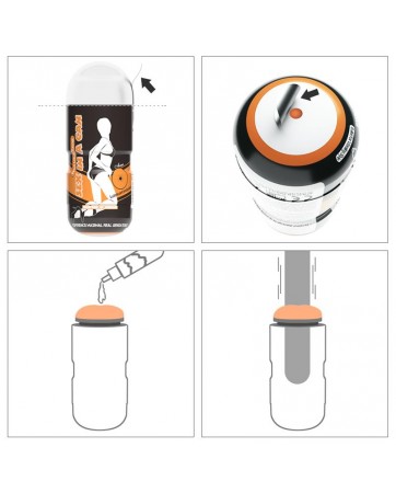 Masturbador Masculino Sex in a Can Ano Natural