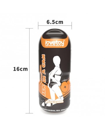 Masturbador Masculino Sex in a Can Ano Natural