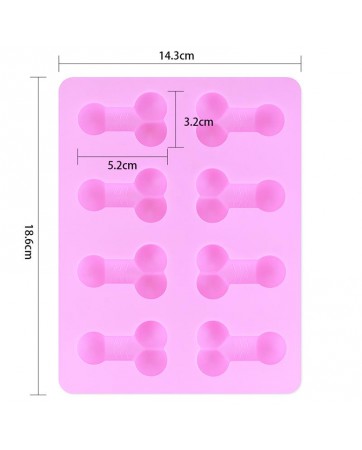 Molde para Chocolate o Hielo Forma de Pene